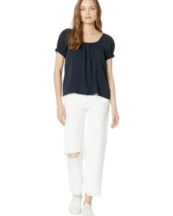 Splendid Farrah Top Navy Hot