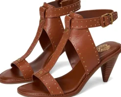 Women Vince Camuto Faunie Studded Cone Heel Sandals