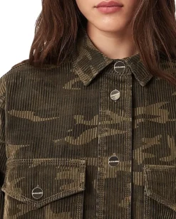 Women AllSaints Faye Flocked Dress