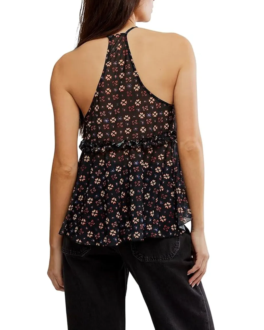 Free People Fearless Knit Tank Night Sky Combo Online