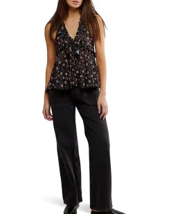 Free People Fearless Knit Tank Night Sky Combo Online