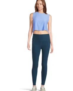 Beyond Yoga Featherweight Balance Cropped Tank Flower Blue Heather Online