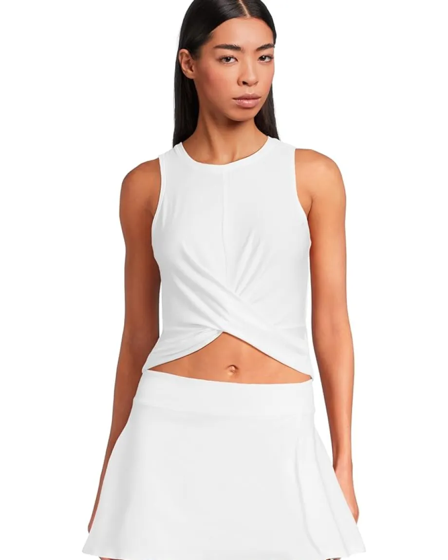 Women Beyond Yoga Featherweight Center Stage Cropped Tank