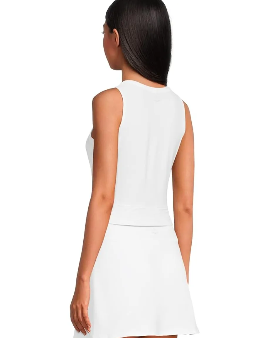 Women Beyond Yoga Featherweight Center Stage Cropped Tank