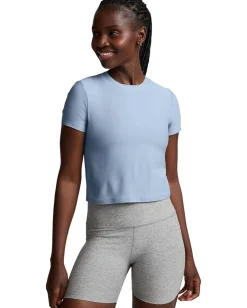 Women Beyond Yoga Featherweight Cropped Tee