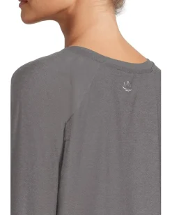 Beyond Yoga Featherweight Daydreamer Pullover True Gray Heather Hot