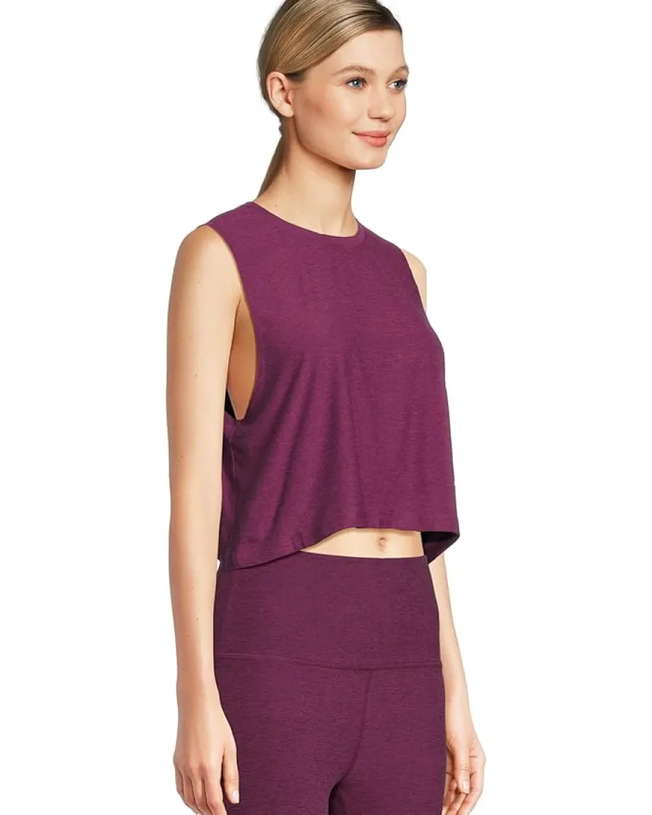 Women Beyond Yoga Featherweight Minimal Cropped Tank