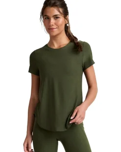 Women Beyond Yoga Featherweight On The Down Low Tee