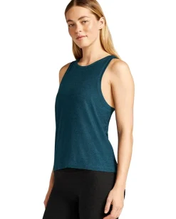 Beyond Yoga Featherweight Rebalance Tank Blue Gem Heather