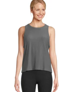 Beyond Yoga Featherweight Rebalance Tank True Gray Heather Best