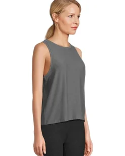 Beyond Yoga Featherweight Rebalance Tank True Gray Heather Best