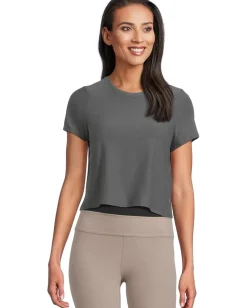 Women Beyond Yoga Featherweight Supreme Cropped Tee