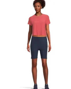 Women Beyond Yoga Featherweight Supreme Cropped Tee