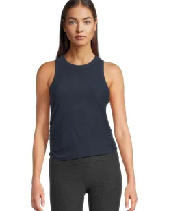 Beyond Yoga Featherweight Your Fit Shirred Tank Nocturnal Navy Online