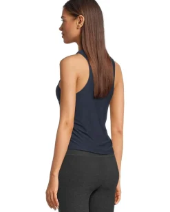 Beyond Yoga Featherweight Your Fit Shirred Tank Nocturnal Navy Online