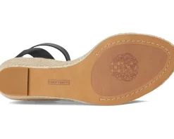 Vince Camuto Felia Espadrille Wedge Sandals Black