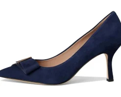 Cole Haan Felicia Bow Pumps Midnight Moon Suede Outlet