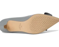 Cole Haan Felicia Bow Pumps Frost Gray Box Leather Best