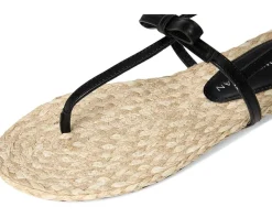 Stuart Weitzman Felicity Espadrille Sandal Black/Natural Hot
