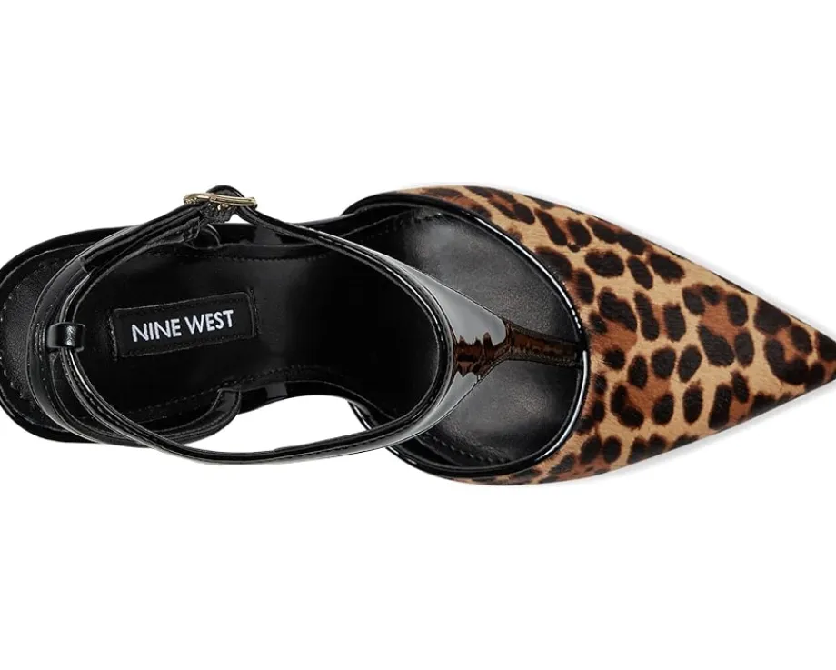 Nine West Fiesta Leopard/Black Patent Multi Outlet
