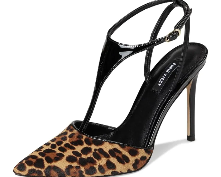 Nine West Fiesta Leopard/Black Patent Multi Outlet
