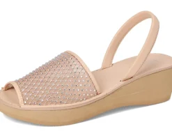 Kenneth Cole Reaction Fine Glass Mesh Almond Crystal Mesh New