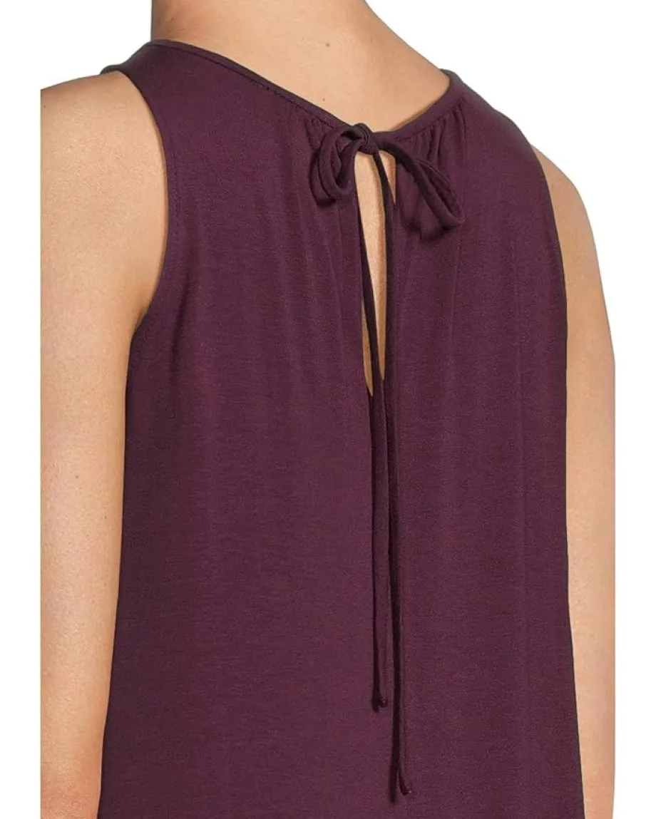 Women Eileen Fisher Fine Stretch Jersey Knit Maxi Dress