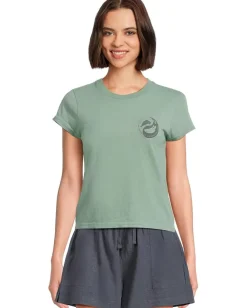 Women Salty Crew Fishin Yang Modern Tee