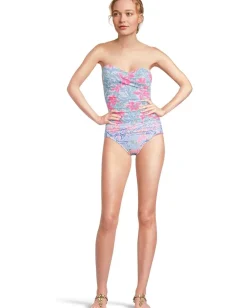 Women Lilly Pulitzer Flamenco Tankini Top