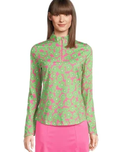 Women Callaway Floral Printed Sun Protection Shirt