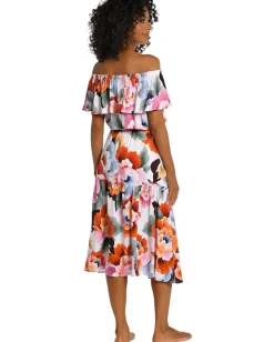 Women La Blanca Floral Rhythm Off-the-Shoulder Dress