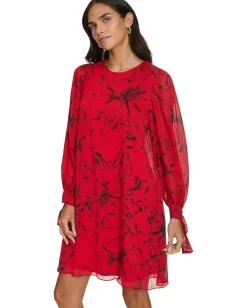Women Calvin Klein Floral Shift Dress