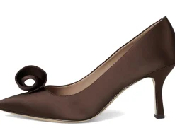 Cole Haan Florette Pumps Dark Chocolate Satin Discount