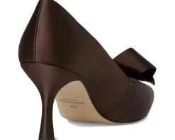 Cole Haan Florette Pumps Dark Chocolate Satin Discount