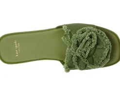 Women Kate Spade New York Flourish Canvas Flat Sandals