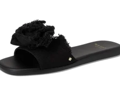 Women Kate Spade New York Flourish Canvas Flat Sandals