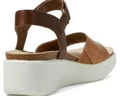 ECCO Flowt Wedge Cork Sandal Cashmere Outlet