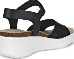 Women ECCO Flowt Wedge Cork Sandal