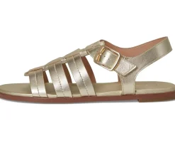 Cole Haan Flynn Fishman Sandals Soft Gold Leather New