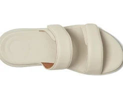 FitFlop F-Mode Go Adjustable Flatform 2-Bar Slides Paris Beige 1 New