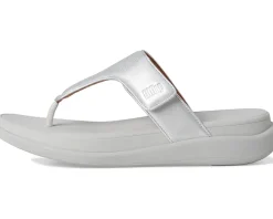 Women FitFlop F-Mode Go Adjustable Flatform Toe-Post Sandals