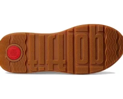 FitFlop F-Mode Leather/Suede Flatform Sneakers Urban White Discount