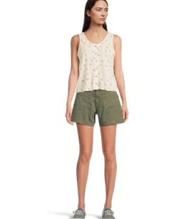 Women Toad&Co Foothill Pointelle Button Tank