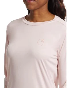 Women Carhartt Force Sun Defender™ Lightweight Long-Sleeve Graphic T-shirt