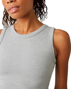 FP Movement Free Throw Muscle Tank Heather Grey Clearance
