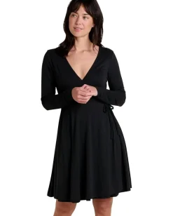 Women Toad&Co Freesia Wrap Long Sleeve Dress