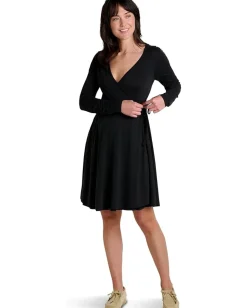 Women Toad&Co Freesia Wrap Long Sleeve Dress