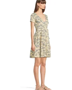 Women Toad&Co Freesia Wrap Short Sleeve Dress