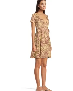 Women Toad&Co Freesia Wrap Short Sleeve Dress