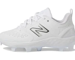 New Balance Fresh Foam Velo v3 Molded Softball Cleats White/White Clearance